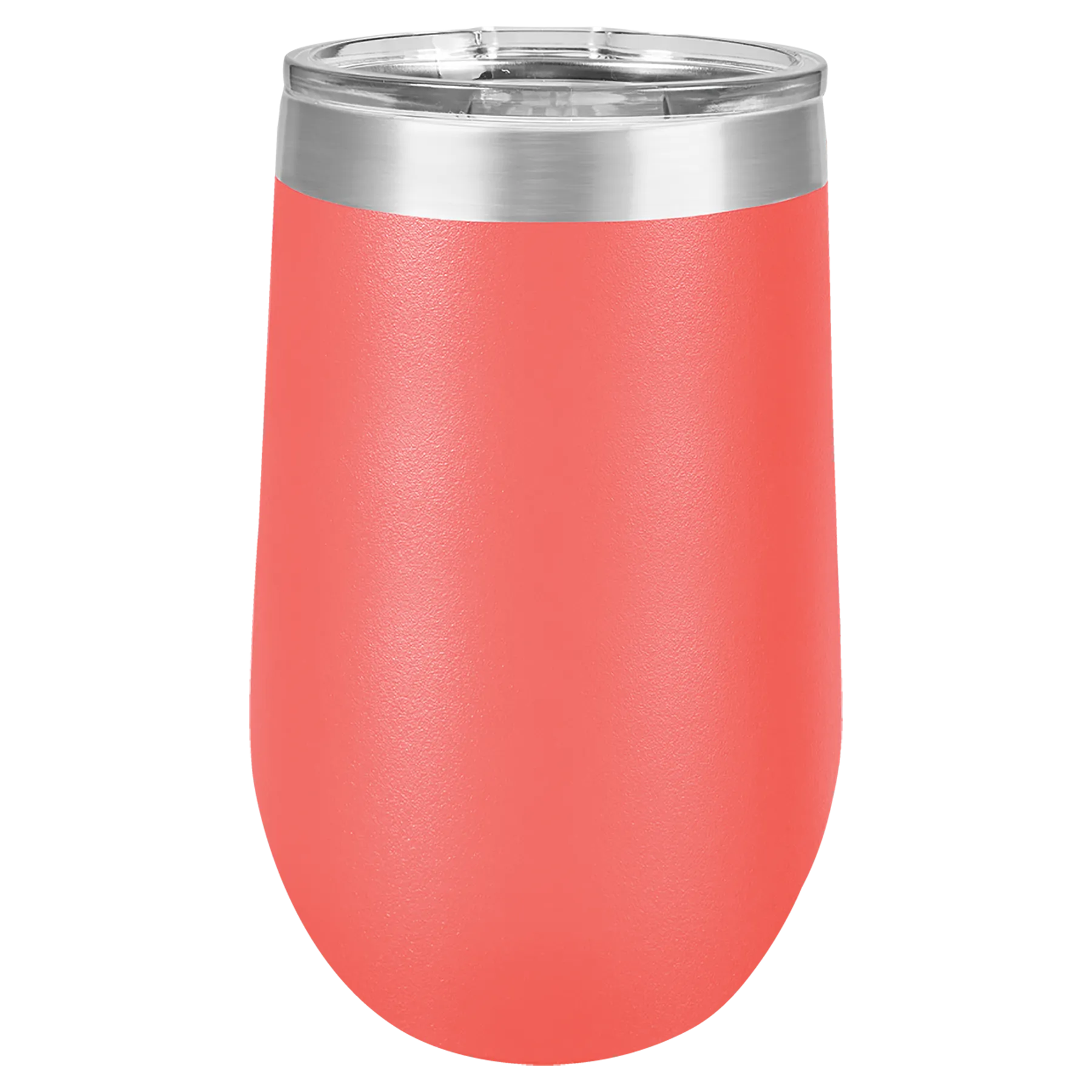 16 oz Wine Tumbler with Logo Laser Engraved on Insulated Stainless Steel Wine Tumblers   Lid