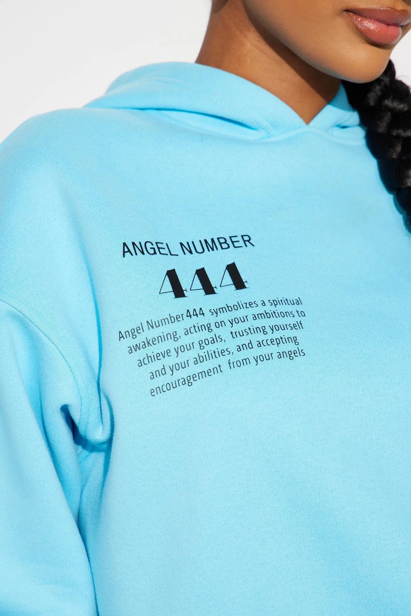 Angel 444 Sweatpant Set - Aqua