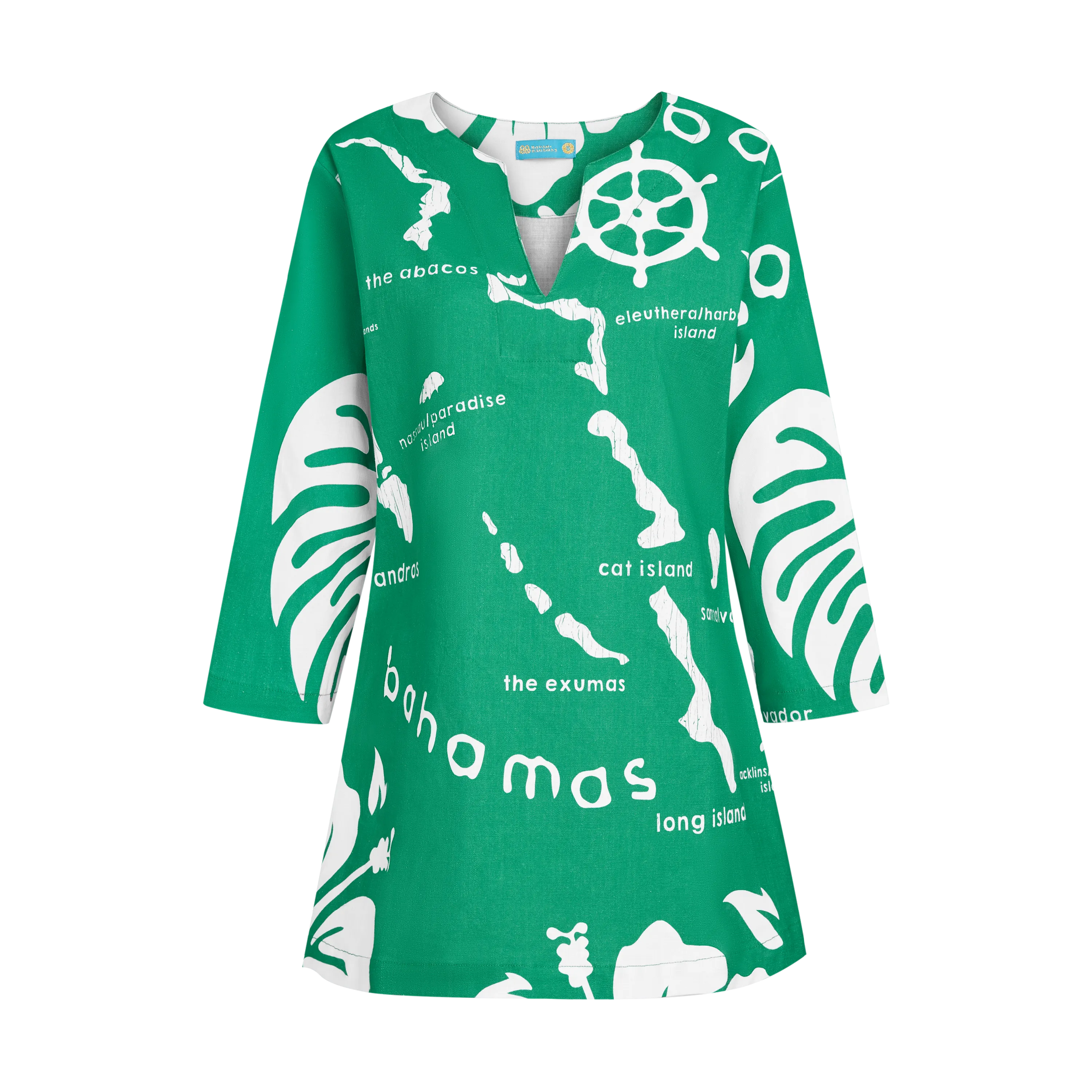 ARCHIPELAGO TUNIC- KELLY GREEN