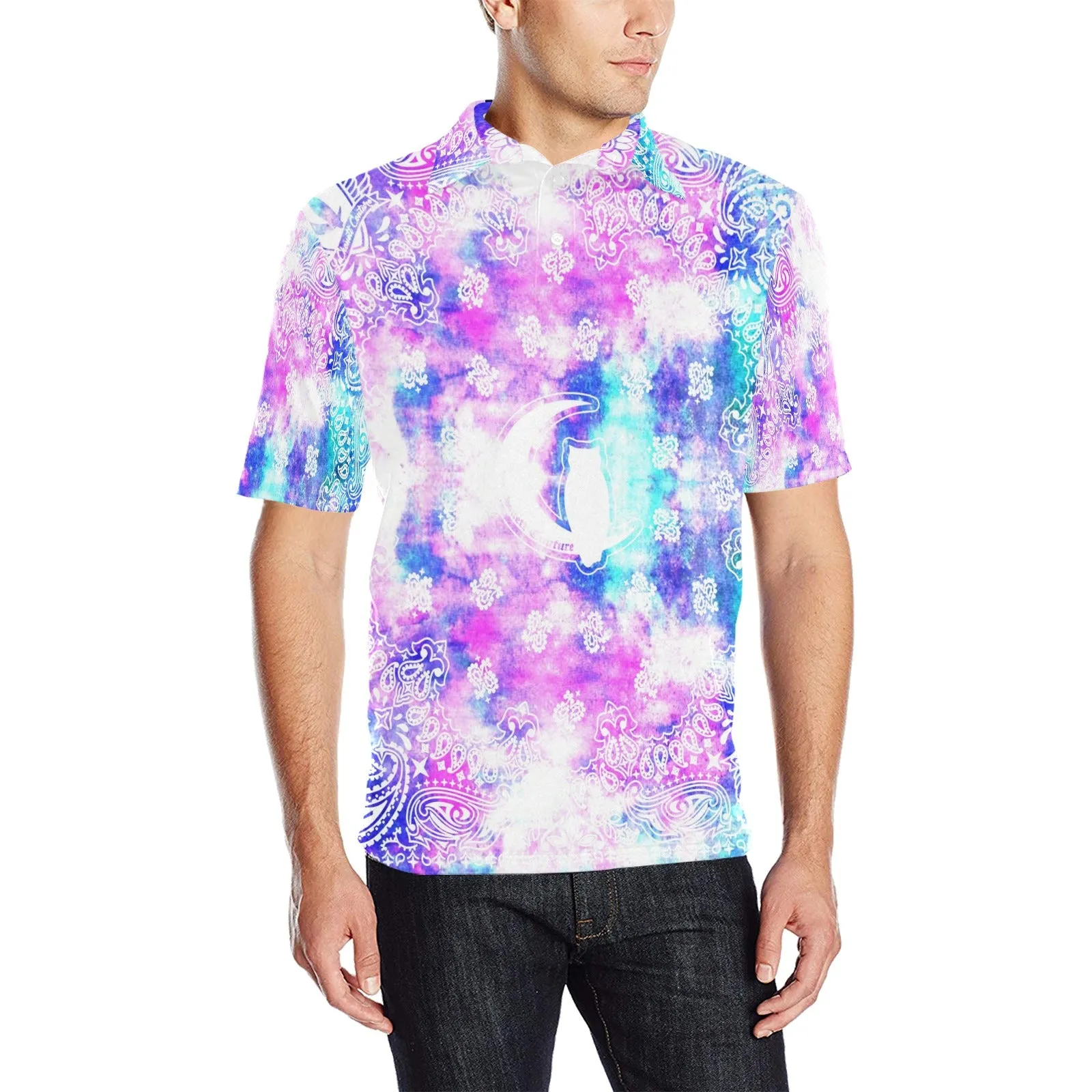 BANDANA COLORFULL Men's All Over Print Polo Shirt