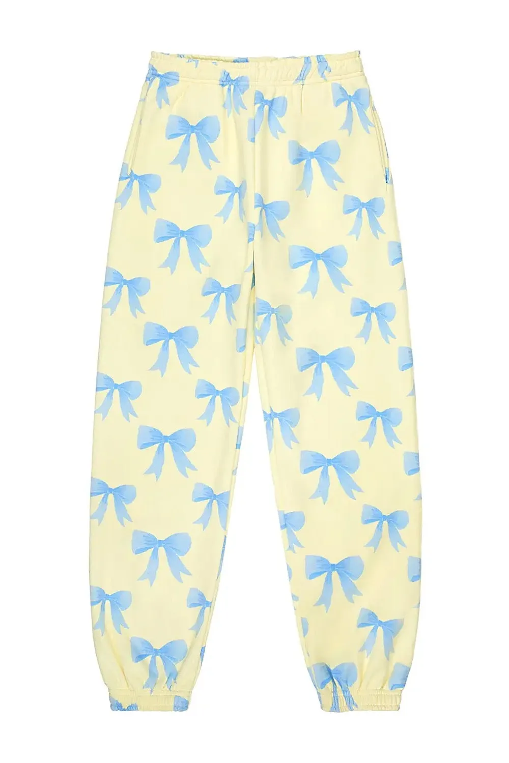 Bow Sweatpants ~ Blue/Yellow