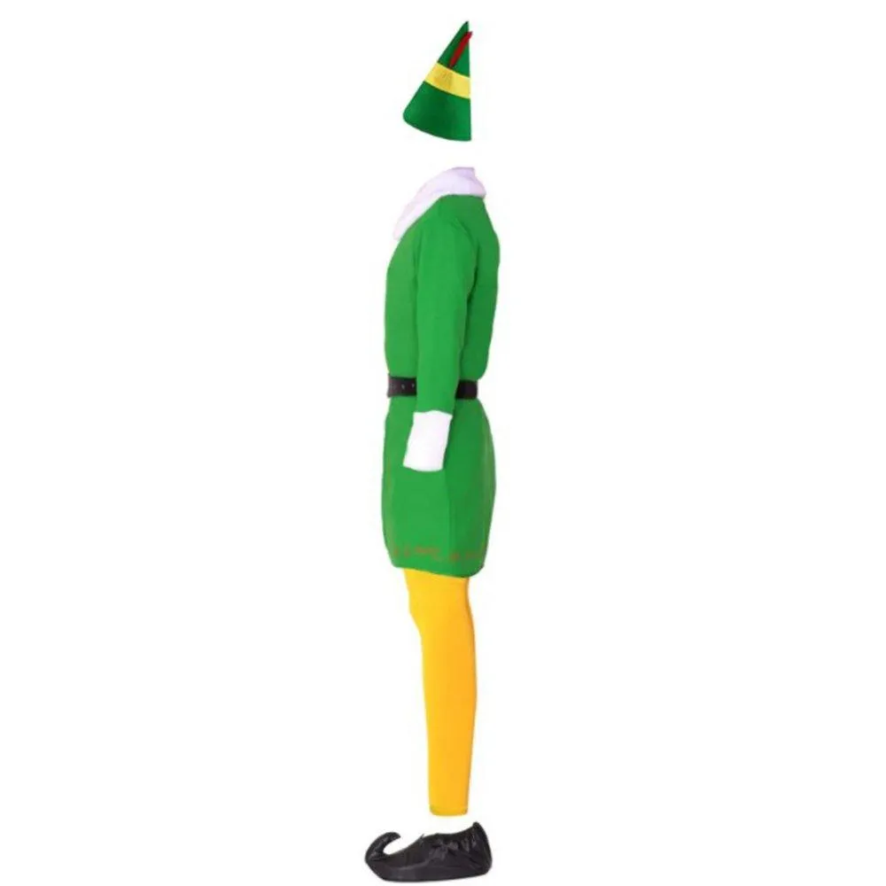 Buddy Elf Christmas Cosplay Costume Full Set Party Costumes for Men