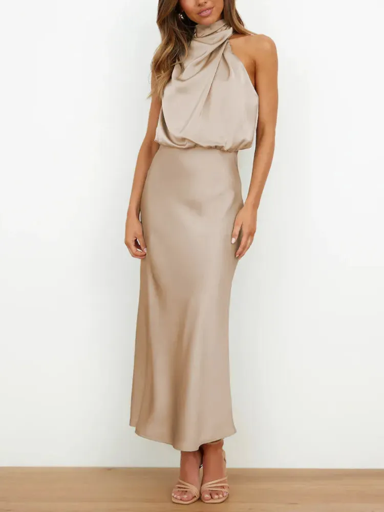 Caitlyn - Elegant Satin Evening Gown for Women