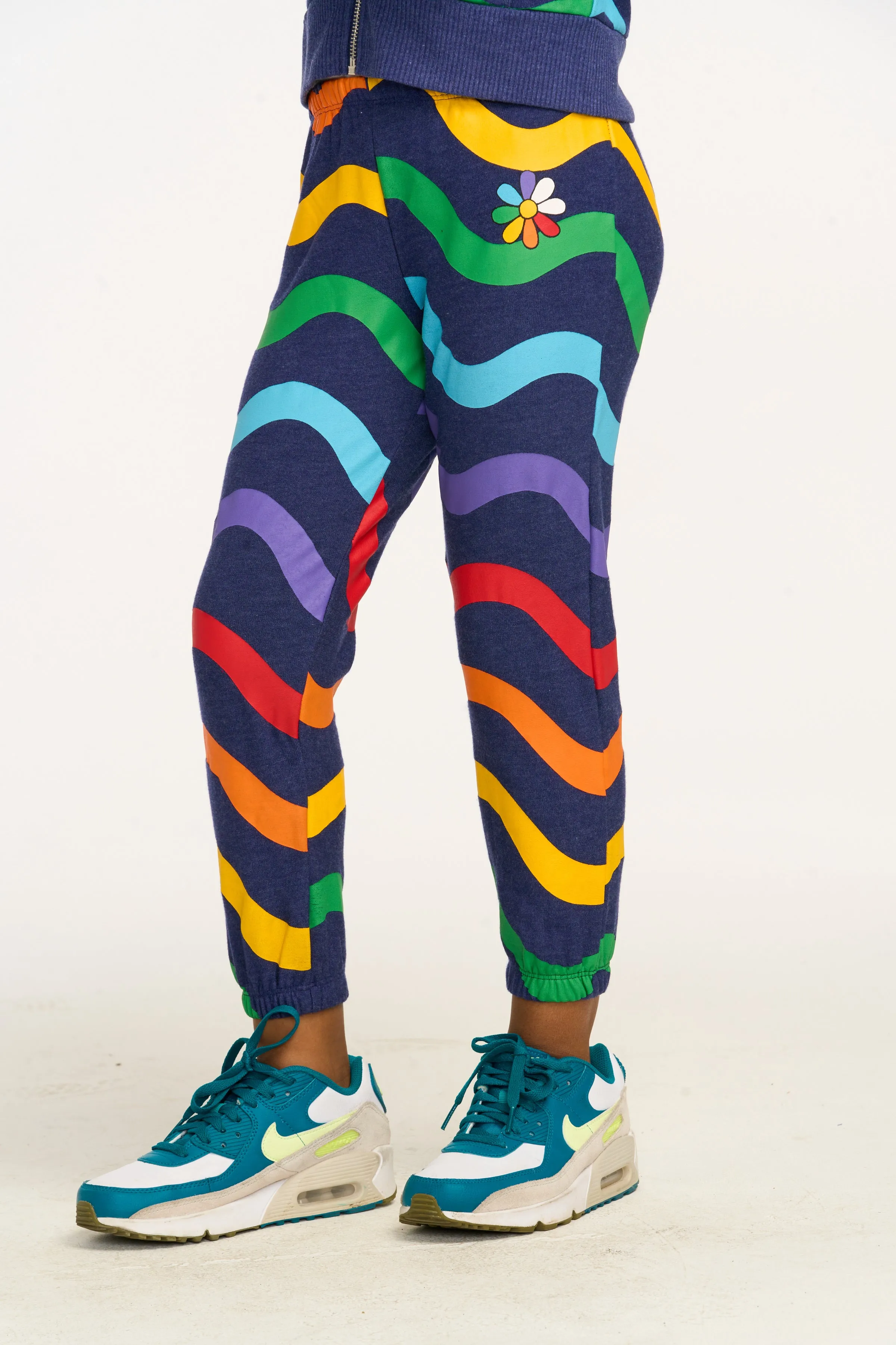 Chaser Wavy Rainbow Slouchy Pant