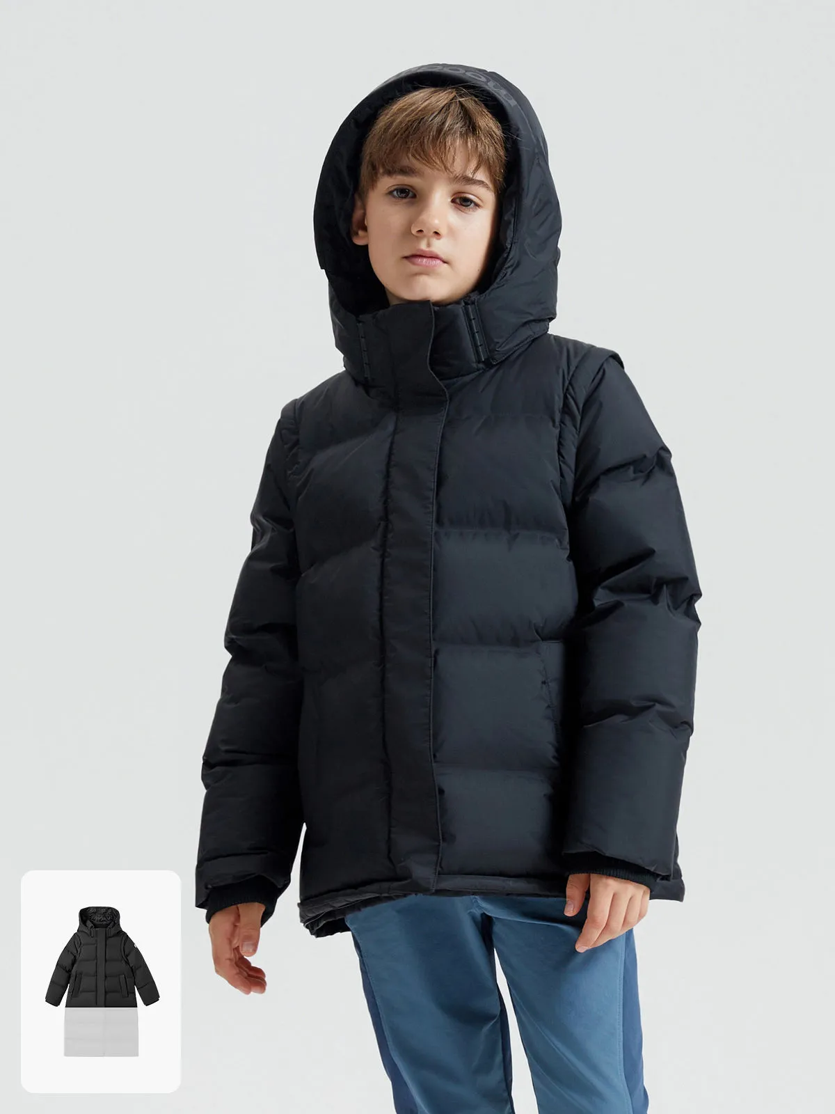 Convertible Parka Down Jacket