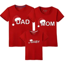 Dad Christmas T-shirt - Red