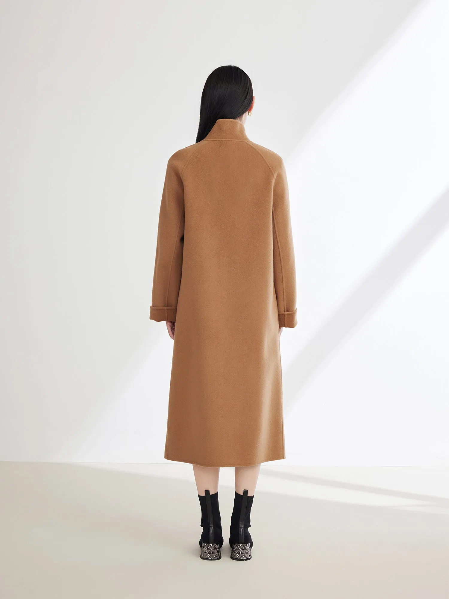 EP YAYING Wool Cashmere Coat