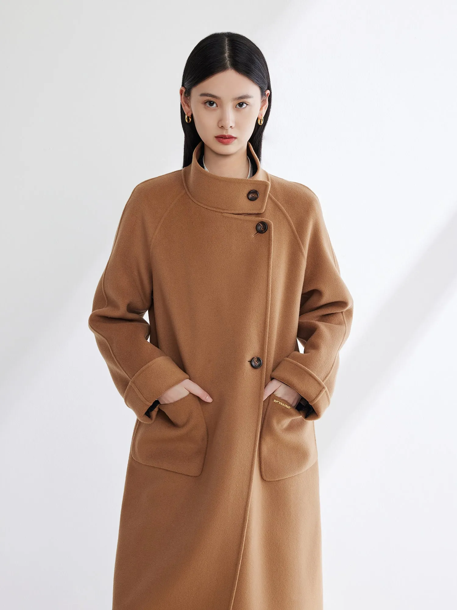 EP YAYING Wool Cashmere Coat