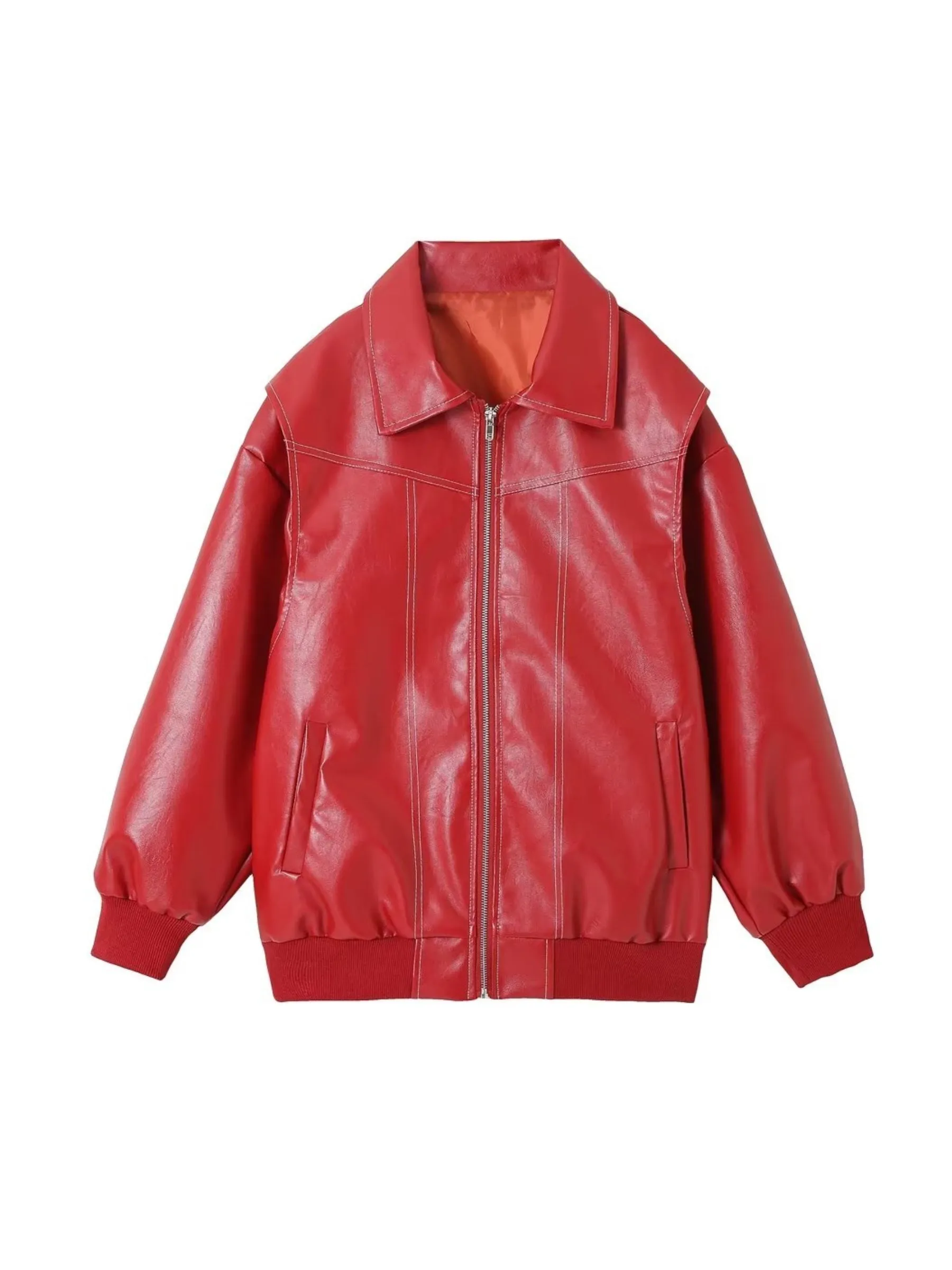 Fashionkova Tayla Faux Leather Jacket