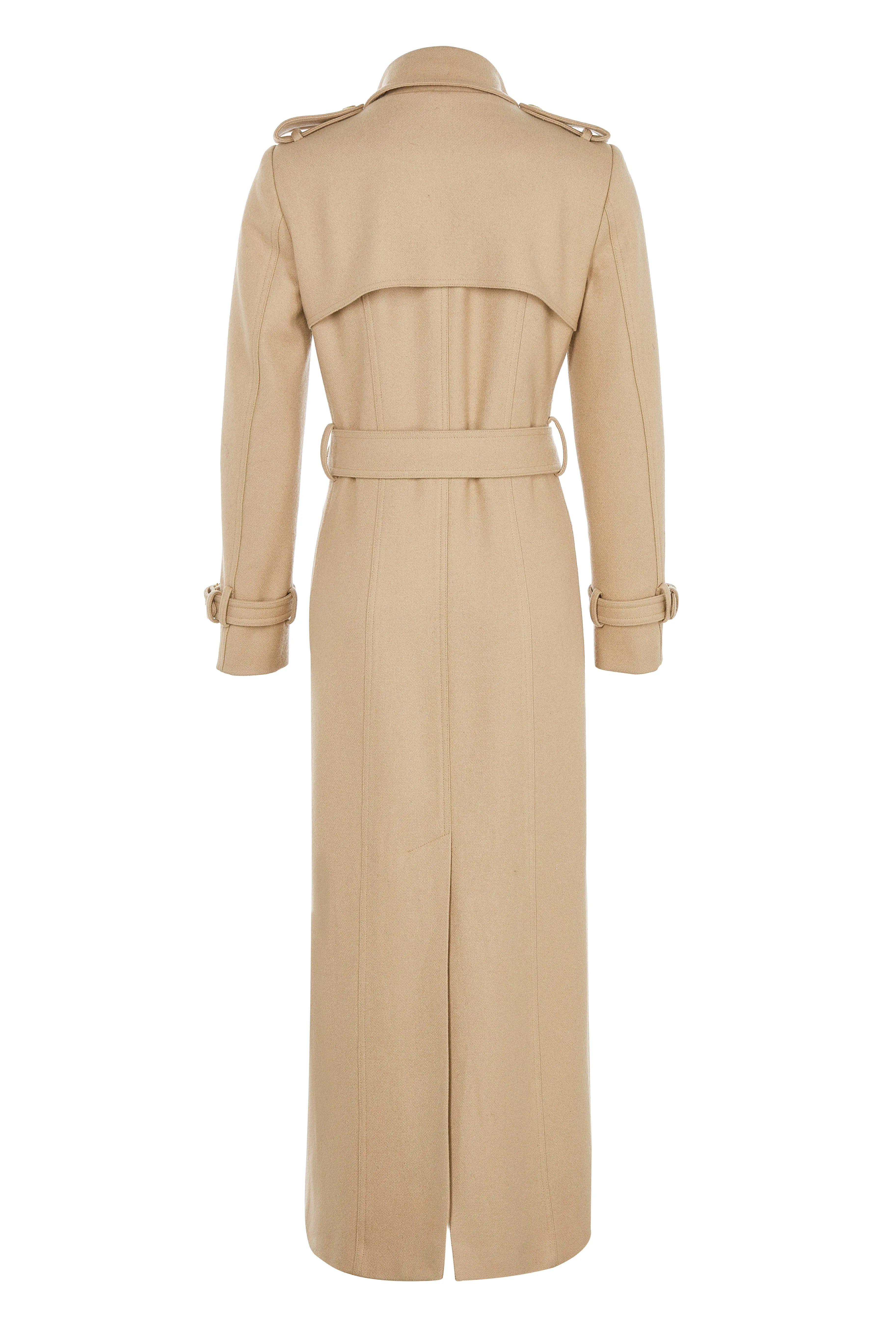 Full Length Marlborough Trench Coat (Camel)