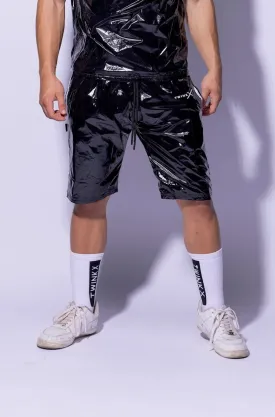 hero shorts I black/white I nylon