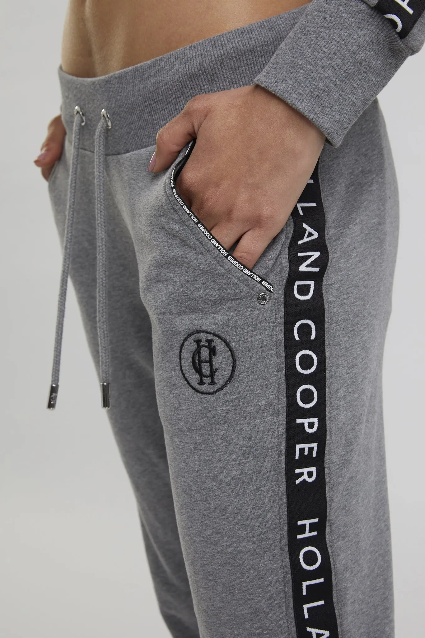 Holland Cooper Deluxe Ladies Jogger Sweatpant in Grey