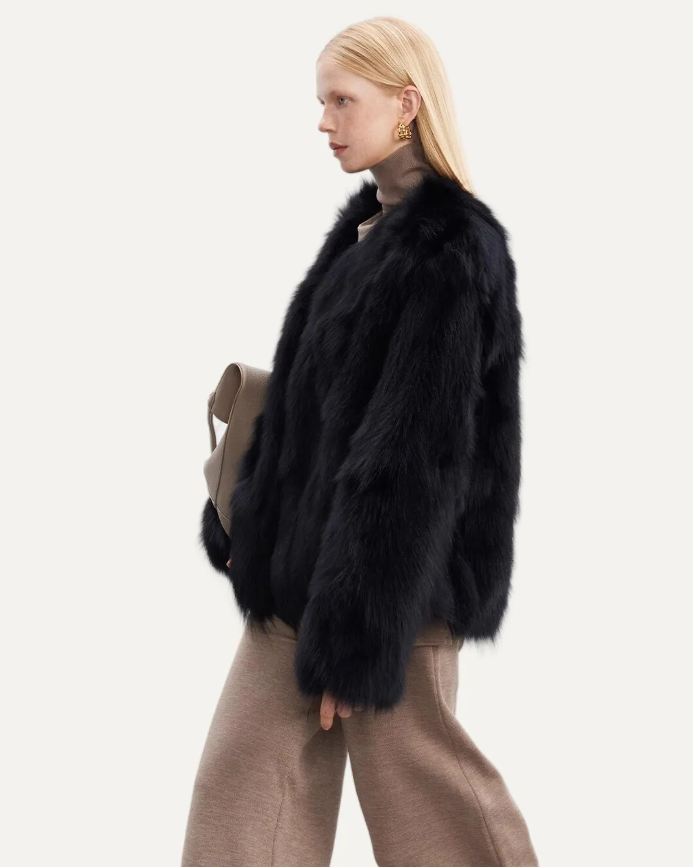 Jasmine Fox Fur Night Coat