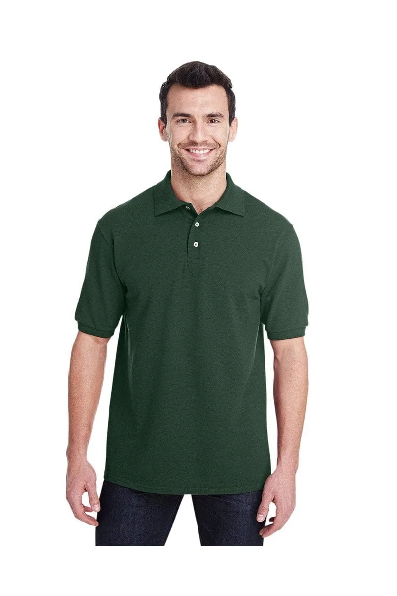 Jerzees 443MR: Adult 6.5 oz. Premium 100% Ringspun Cotton Pique Polo