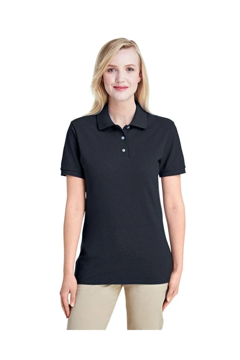 Jerzees 443WR: Ladies' 6.5 oz. Premium 100% Ringspun Cotton Pique Polo