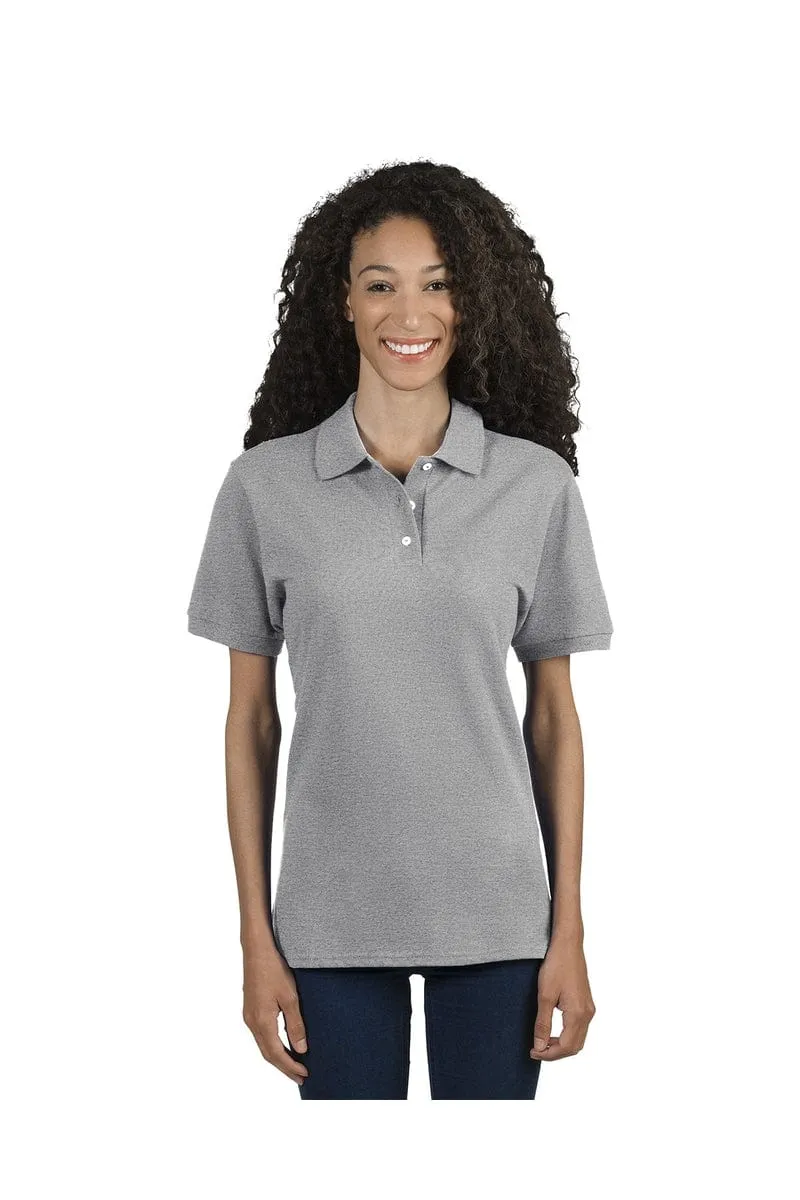 Jerzees 443WR: Ladies' 6.5 oz. Premium 100% Ringspun Cotton Pique Polo