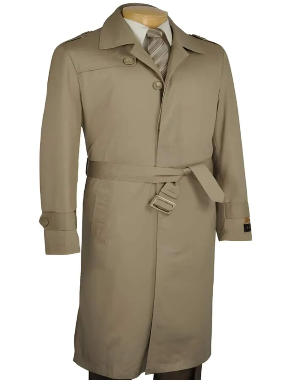 Khaki Dress Coat Cheap Priced Available In Big & Tall Sizes Trench Coat