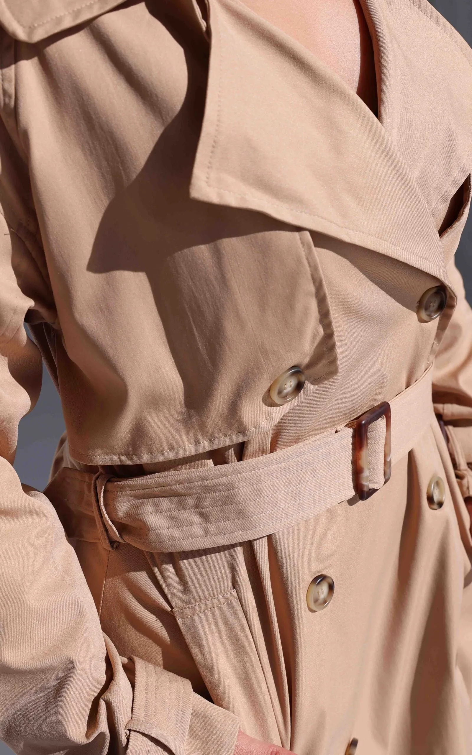 Mae Trench Coat - Camel