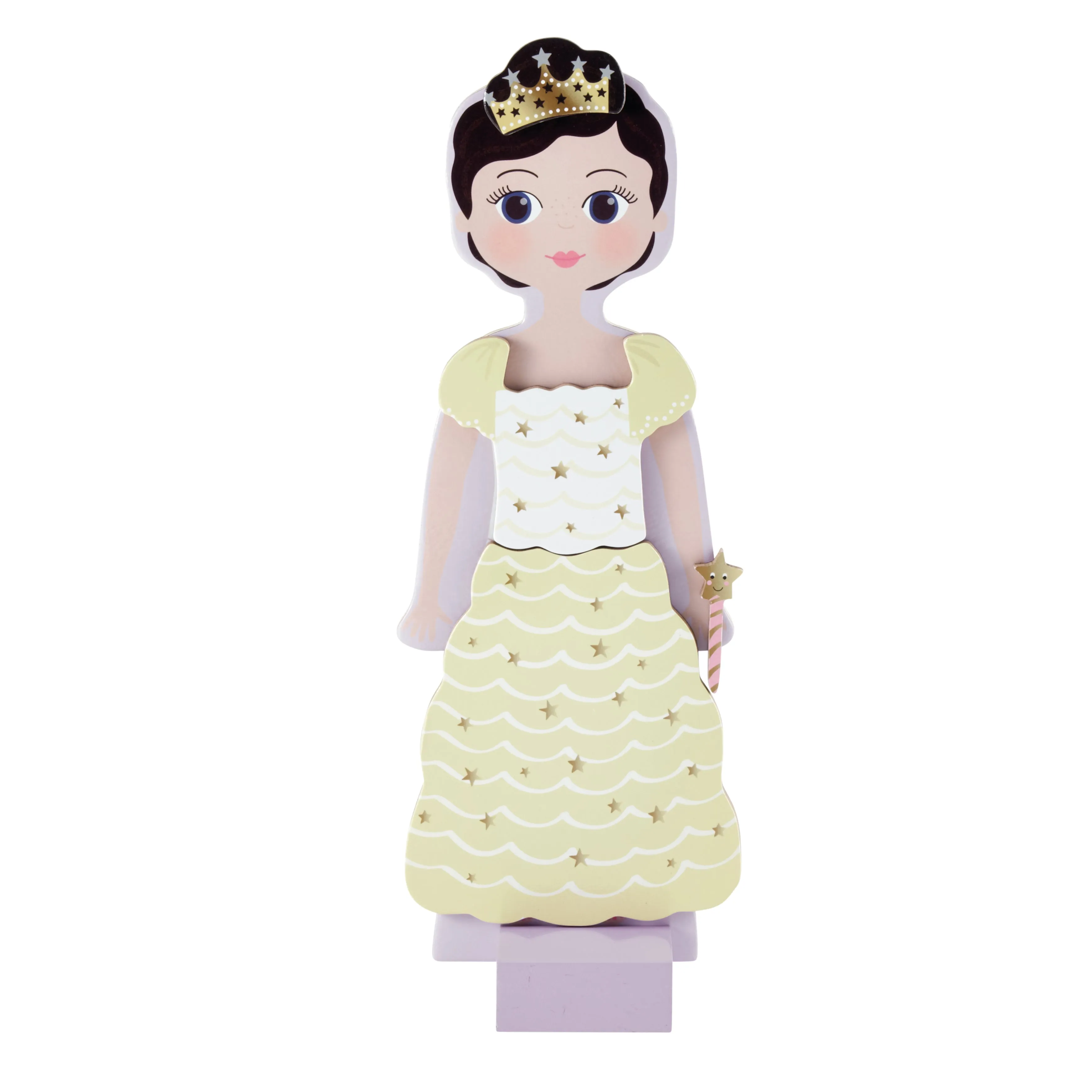 Magnetic Dress Up Doll Charlotte - Wooden Toy