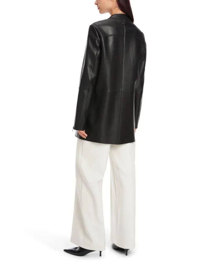 Marc Cain Leather Hip Length Jacket