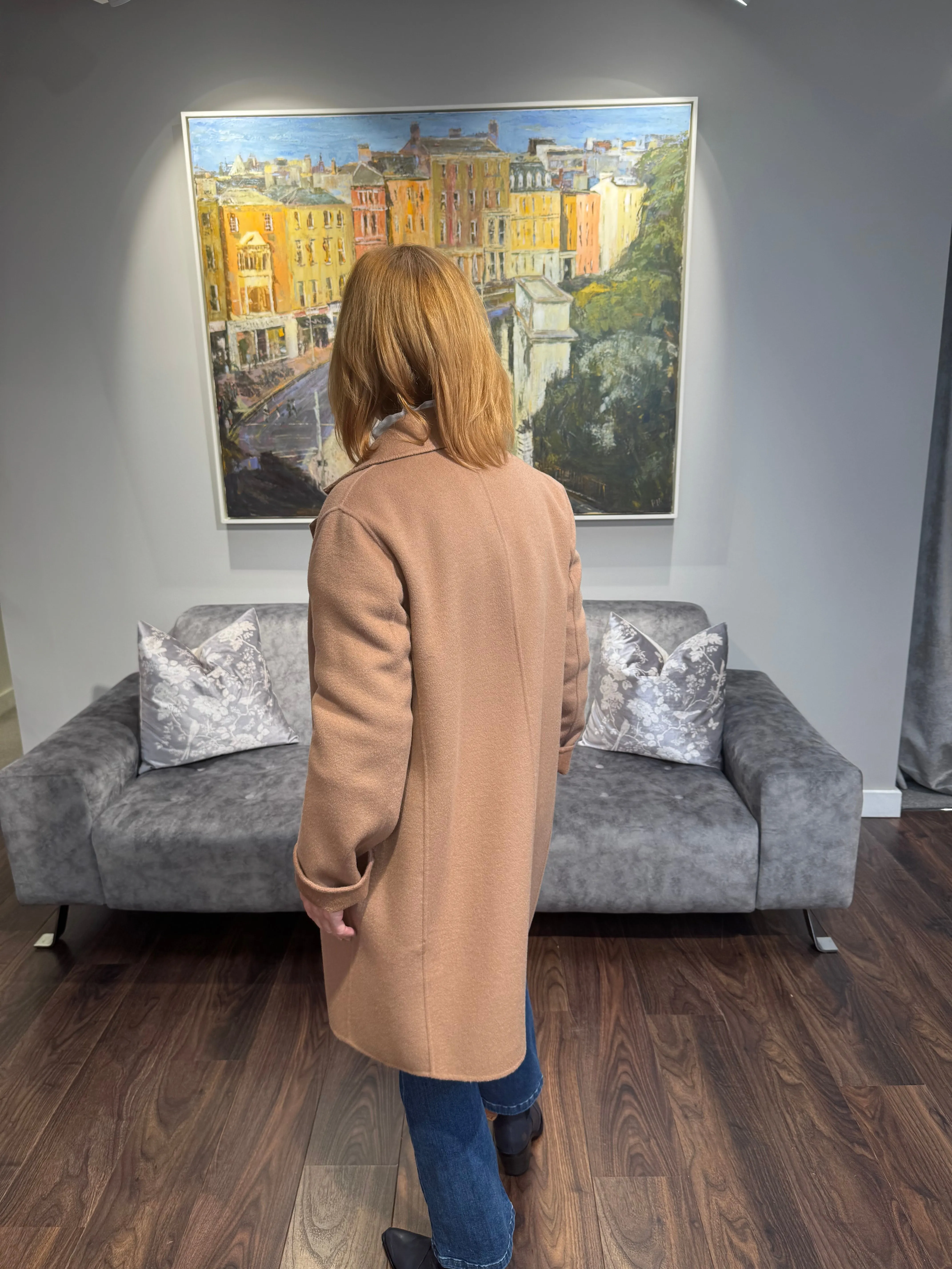 MARELLA Short Camel Coat