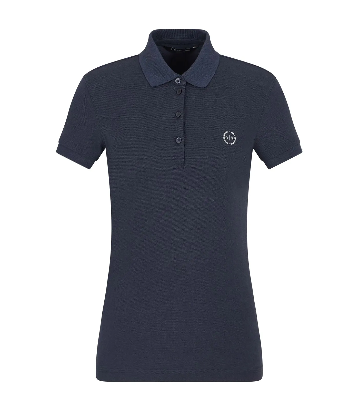 Pima Cotton Pique Polo Shirt Navy