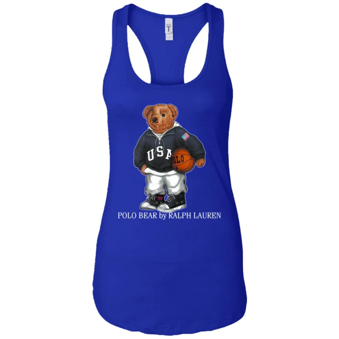 Polo Bear Ralph Lauren Shirt Women Tank Top