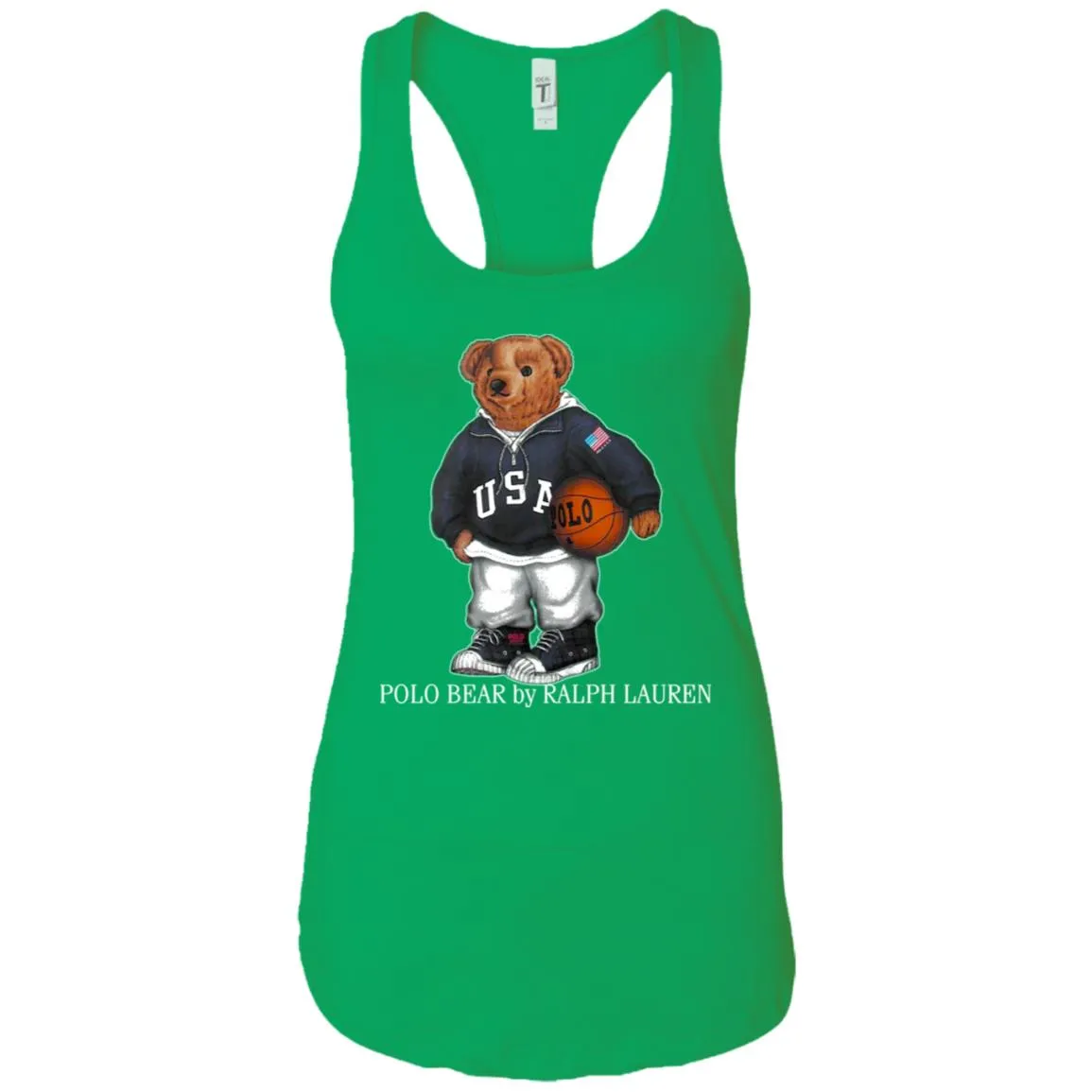 Polo Bear Ralph Lauren Shirt Women Tank Top