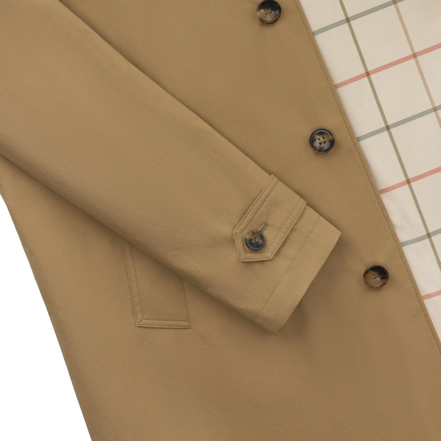 Rain System Trench Coat in Beige