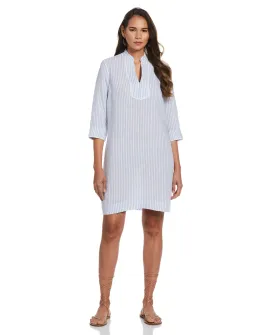 Split Neck Tunic Dress