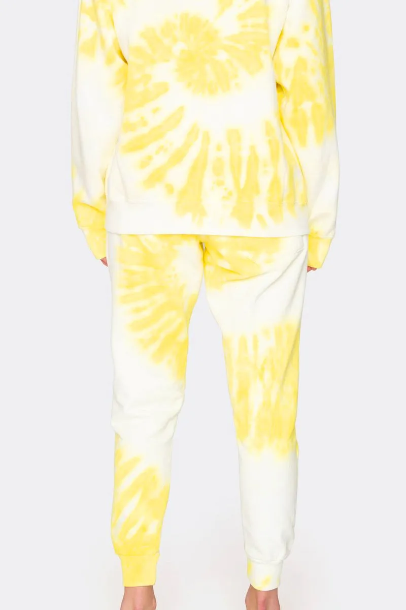 The Empress Electronic Lemonade Sweatpant in Yellow