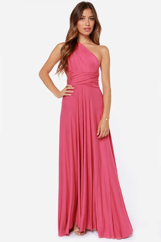 Tricks of the Trade Rose Pink Maxi Dress