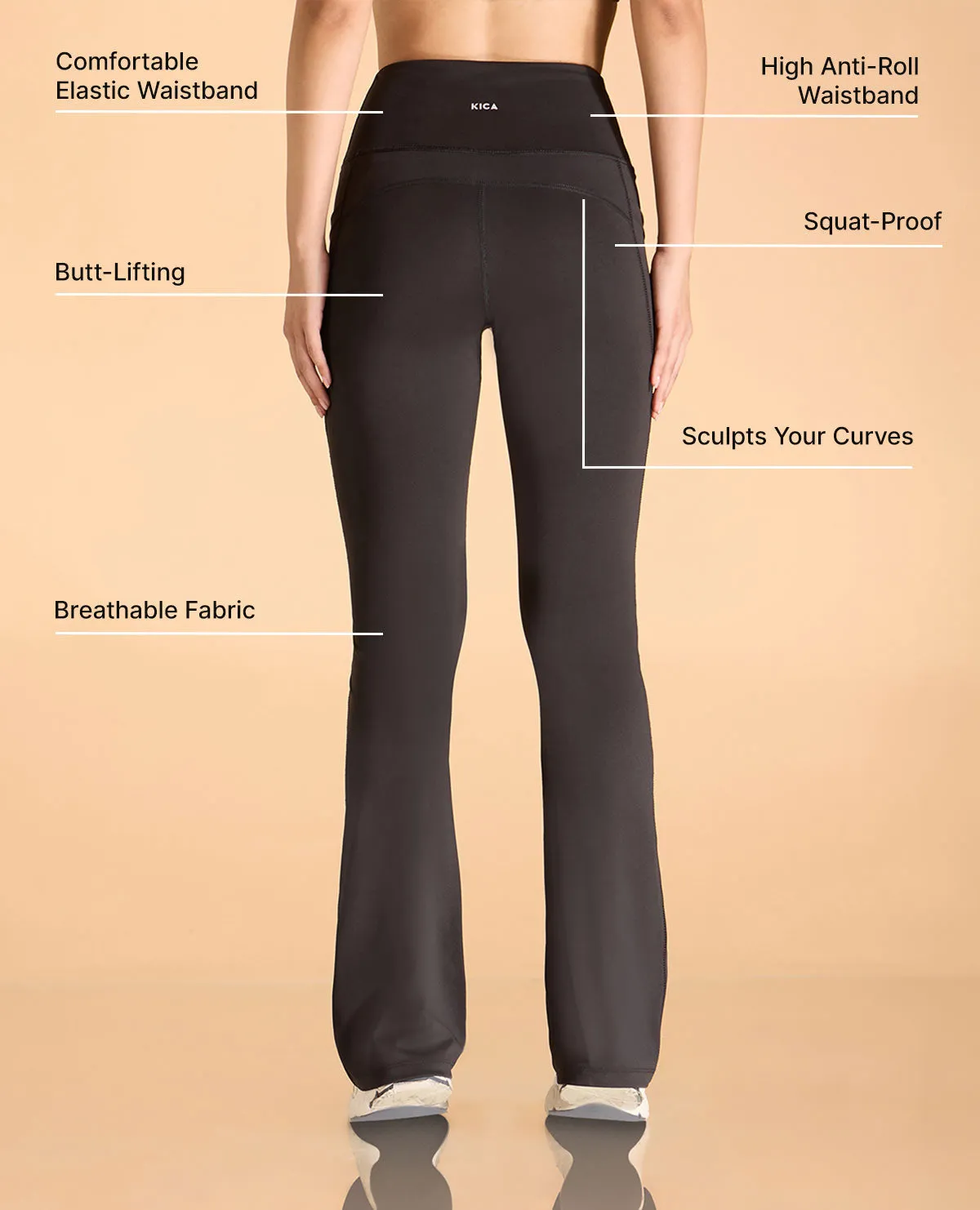 Women Stretchable Flared Pants